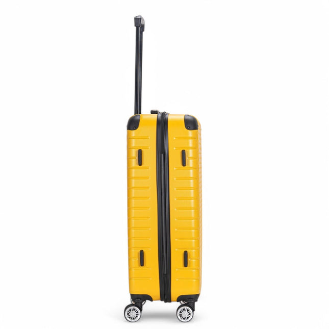 Hard Shell ABS 8 Wheel Luggage Travel Cabin Holiday Bags Suitcase Set