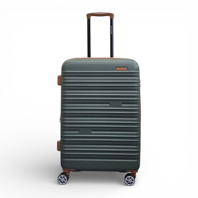 Expandable Hard Shell ABS Suitcase Set 8 Wheel Robust Travel Case Holiday Luggage
