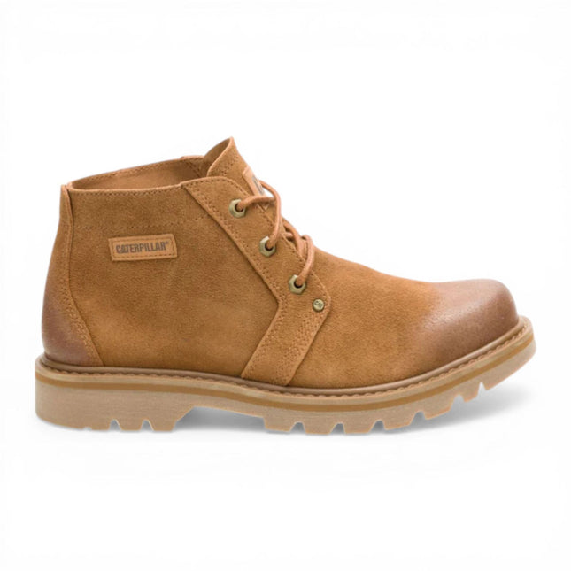 CAT (Caterpillar) Tan Leather Hiking Mid-Cut Chukka Ankle Boots - Grader