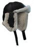 Men's B3 Brown Cream RAF Aviator Sheepskin B-55 WW2 Trapper Flying Hat