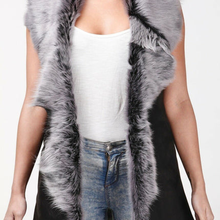 Women's Toscana Sheepskin Long Gilet-Sorocaba