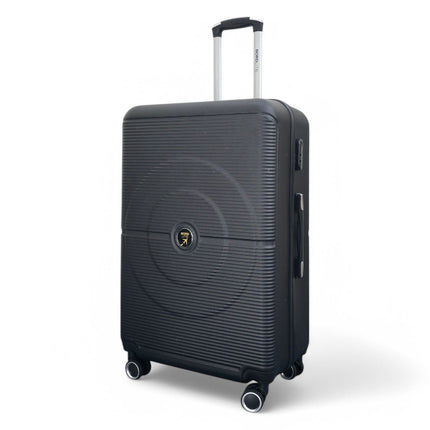 Robust ABS Hard Shell 8 Wheels Luggage Travel Holiday Cabin Suitcase Set