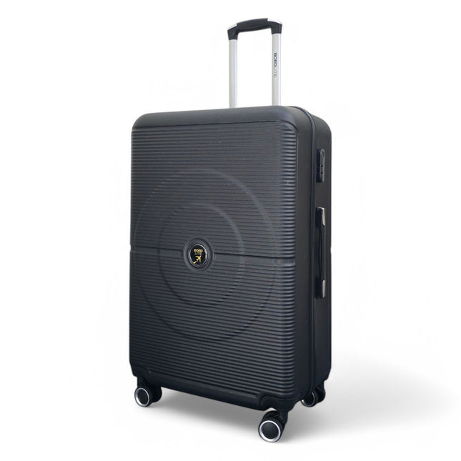 Robust ABS Hard Shell 8 Wheels Luggage Travel Holiday Cabin Suitcase Set