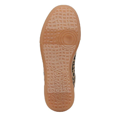 Blowfish Malibu Womens Leopard Brown Lace-Up Sneakers - Tastic