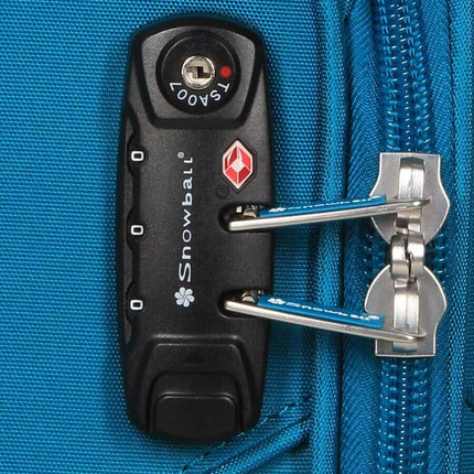 Soft Lightweight Dual 4 Wheel Suitcase Luggage