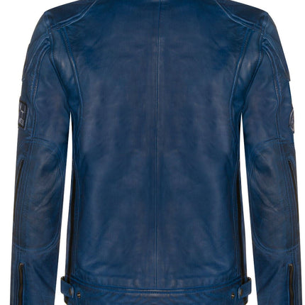 Mens Racing Leather Biker Jacket-Portland
