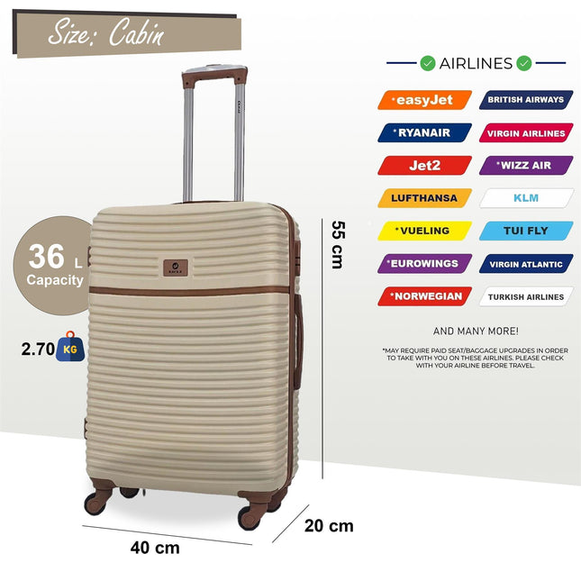 Hardshell ABS Suitcase Luggage Travel Set