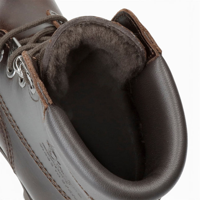 Panama Jack Women's Brown Leather Warm Lace-Up Boots - PJ-03-IGLOO-B62