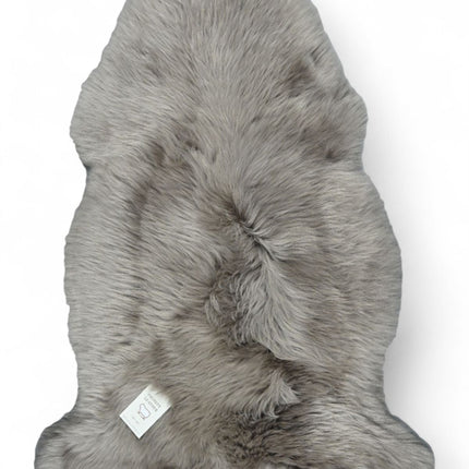 Genuine Mushroom Sheepskin Natural Silky Soft Fluffy Real Wool Rug
