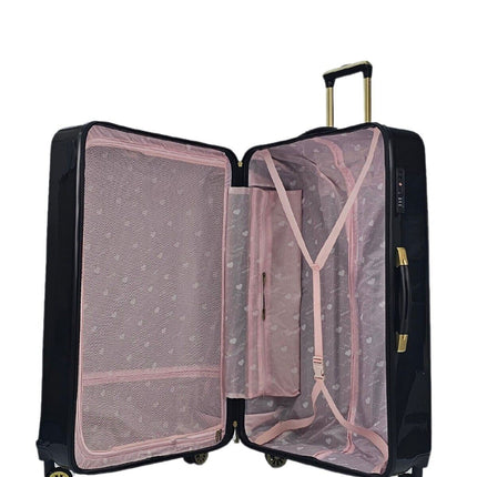 Hard Shell Flower Print Suitcase Luggage Set