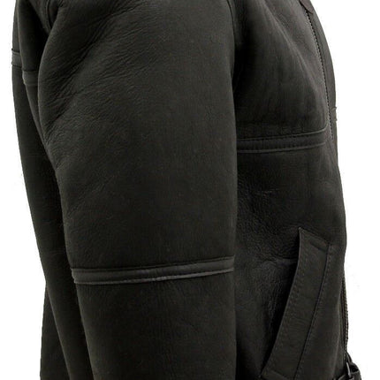 Mens RAF Sheepskin Leather Aviator Jacket-Colchester