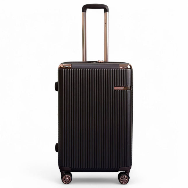 Expandable Hard Shell 8 Wheels Luggage Travel Cabin Suitcase Set