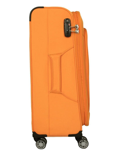 Soft Lightweight Dual 4 Wheel Suitcase Luggage