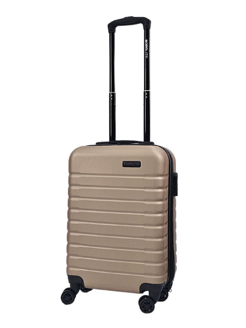 Lightweight Gold Hard Shell ABS Suitcase Luggage Set