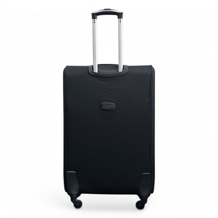 Soft Shell Lightweight Nylon Suitcase Set 4 Wheel Travel Case Holiday Bags
