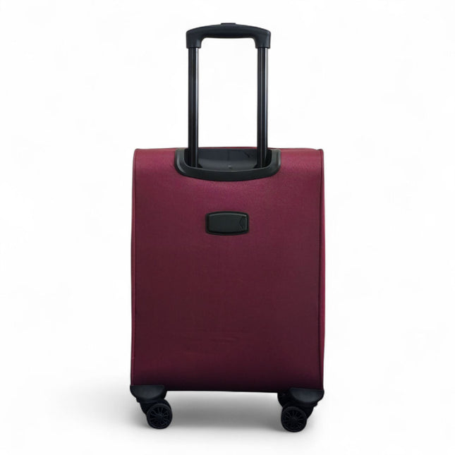 Expandable Soft 8 Wheel Lightweight Suitcase Luggage Travel Bags Set