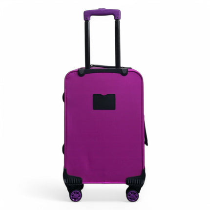 Lightweight Soft Shell 8 Wheels Luggage Travel Cabin Holiday Bags Suitcase Set