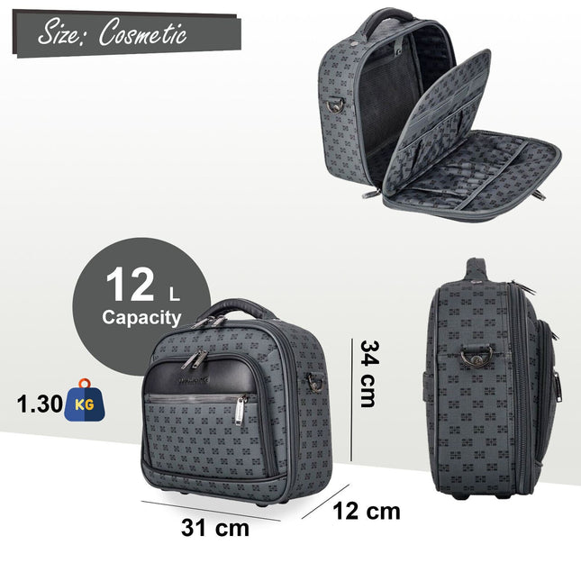Soft Expandable Travel Suitcase Luggage Bag
