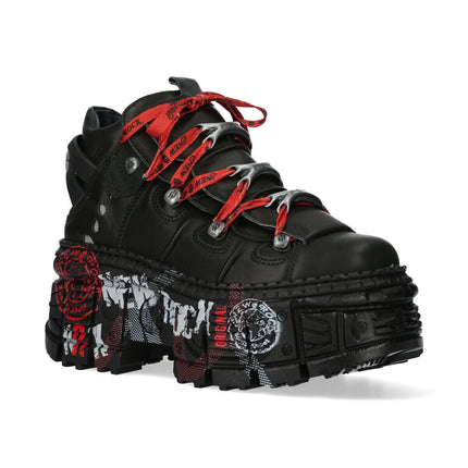 New Rock Punk Goth Leather Boots-WALL106-C9