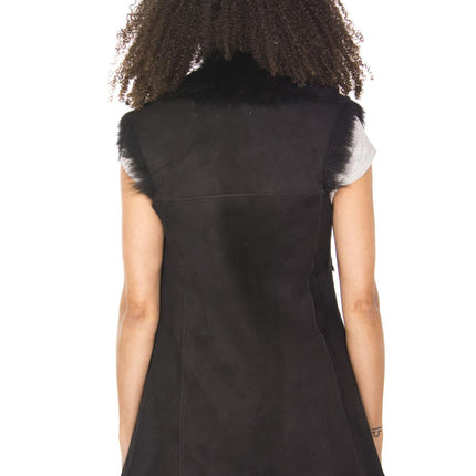 Women's Toscana Sheepskin Long Gilet-Sorocaba