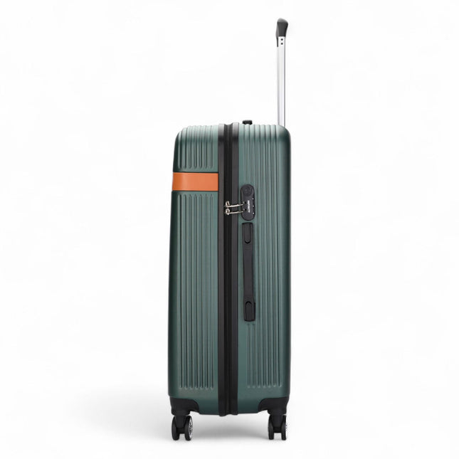 Hard Shell Classic Dual 4 Wheel Luggage Suitcase Set