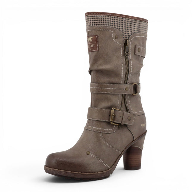Mustang Women's Mid-Calf Heeled Long Boots - M0162001