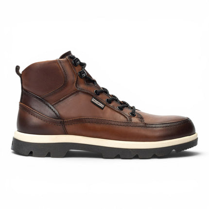 Pikolinos Men's Brown Leather Lace-Up Ankle Boots - Vigo