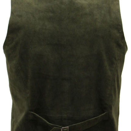 Mens Classic Goat Suede Leather Waistcoat-Norwich