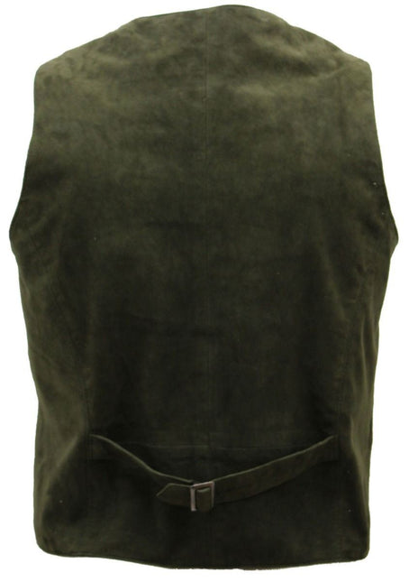Mens Classic Goat Suede Leather Waistcoat-Norwich