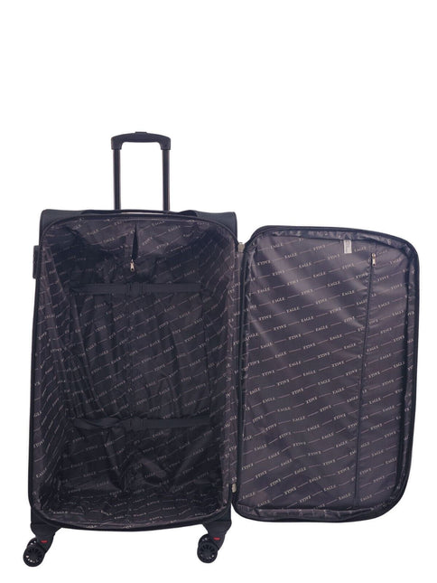 Soft Shell Suitcase Luggage Set Travel Light Carry On Cabin Bag