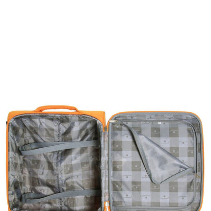 Lightweight Suitcase  4 Wheel Luggage Travel Cabin TSA Soft Bag