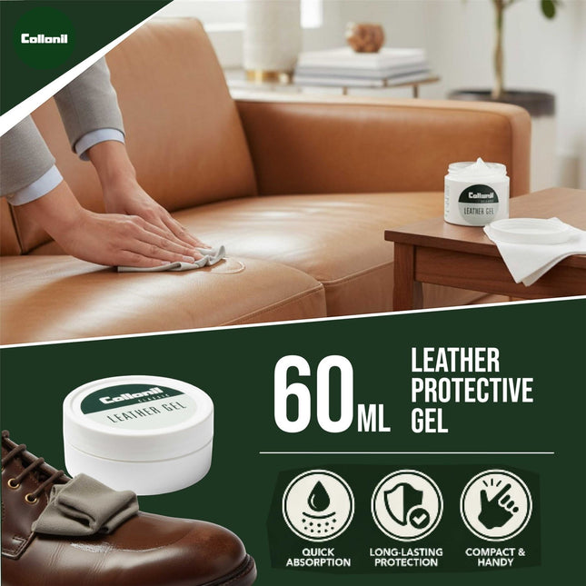 Collonil Leather Gel 60ml Waterproof, Dirt-Repellent & Colour-Reviving Leather Care