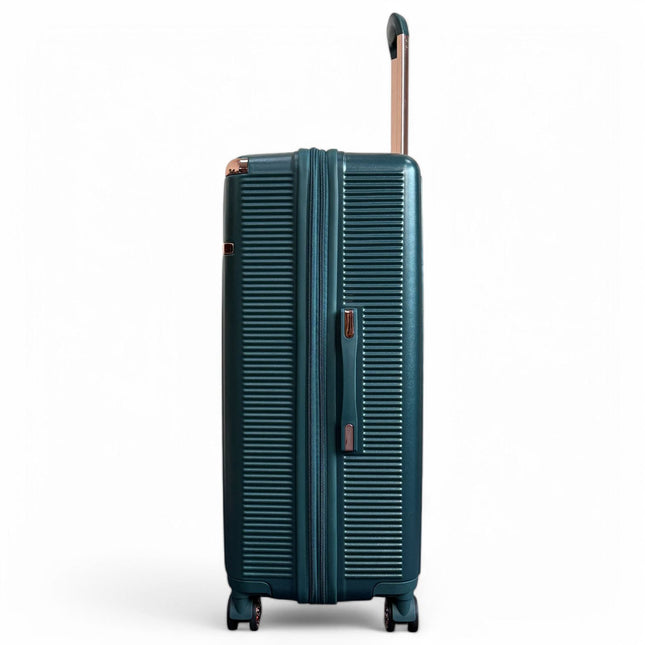 Expandable Hard Shell 8 Wheels Luggage Travel Cabin Suitcase Set