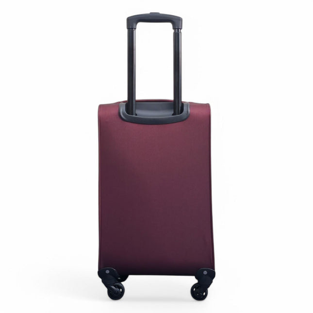 Soft Shell Lightweight Cabin Suitcase 55 x 33 x 21 cm Luggage Suitable for Easyjet, Ryanair