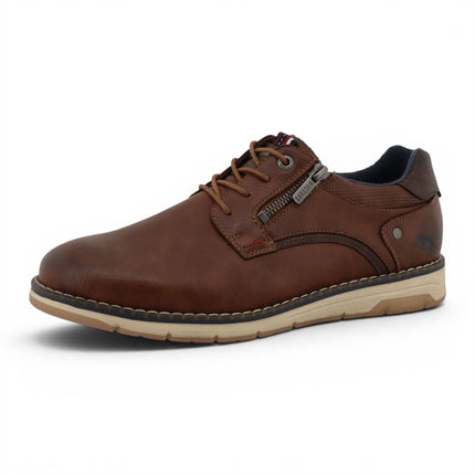 Mustang Men's Brown Faux Leather Casual Outdoor Shoes - M0031004