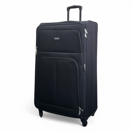 Expandable Soft Shell 4 Wheel Luggage Travel Cabin Suitcase Set Holiday Bags