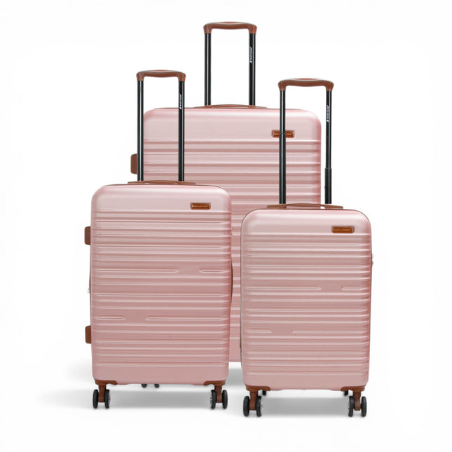 Expandable Hard Shell ABS Suitcase Set 8 Wheel Robust Travel Case Holiday Luggage