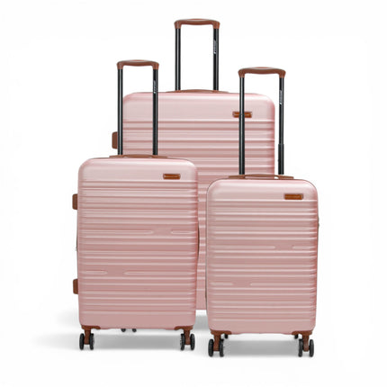 Expandable Hard Shell ABS Suitcase Set 8 Wheel Robust Travel Case Holiday Luggage