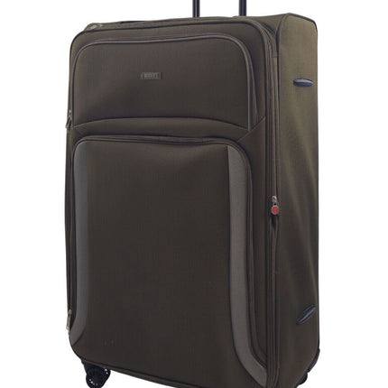 Soft Shell Suitcase Luggage Set Travel Light Carry On Cabin Bag