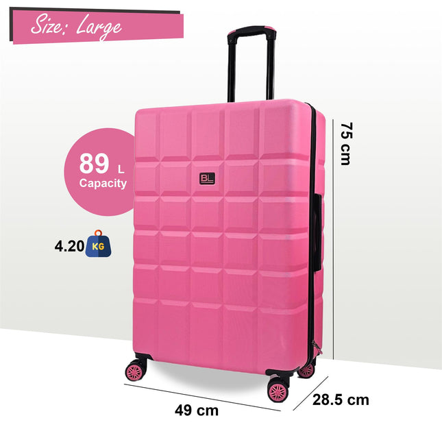 Hard Shell Classic 4 Wheel Travel Suitcase Set