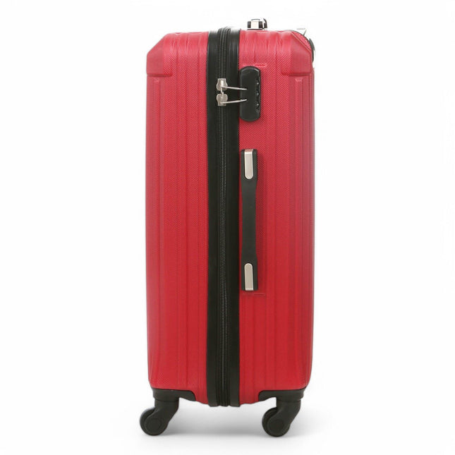 Hard Shell ABS 4 Wheels Luggage Travel Cabin Suitcase Set