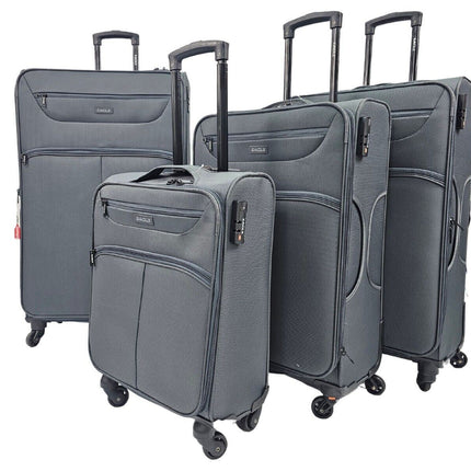 Lightweight Soft Suitcase Luggage Travel TSA Set