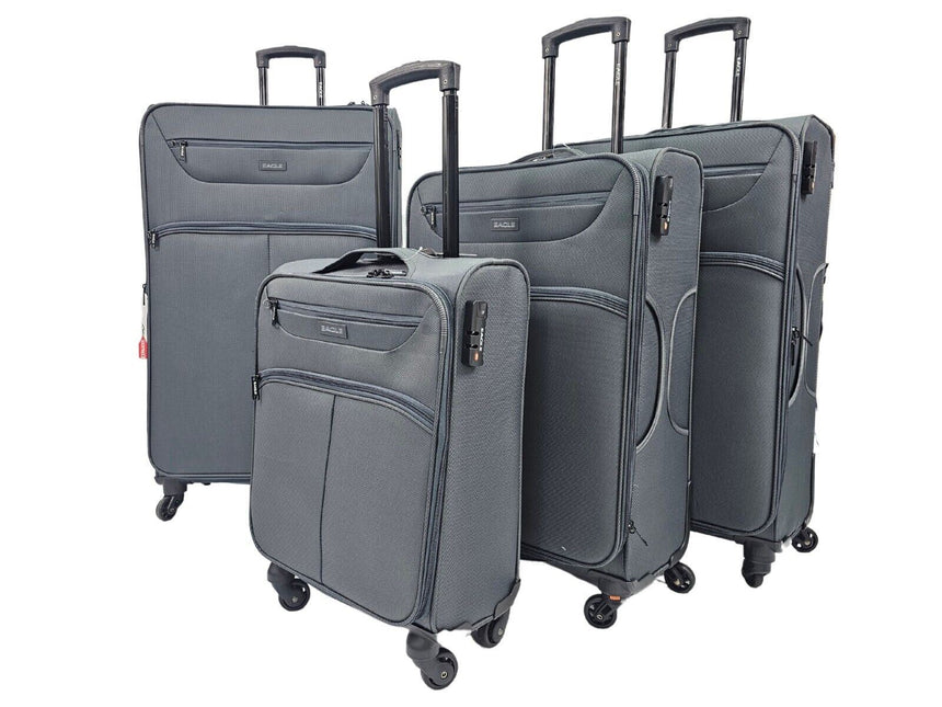 Lightweight Soft Suitcase Luggage Travel TSA Set
