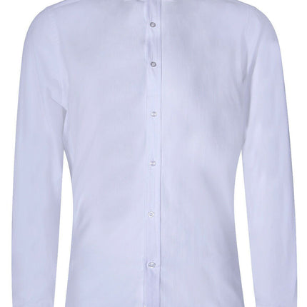 Mens Club Collar White Shirt 1920s Peaky Blinders With Bar Poplin Pin Smart