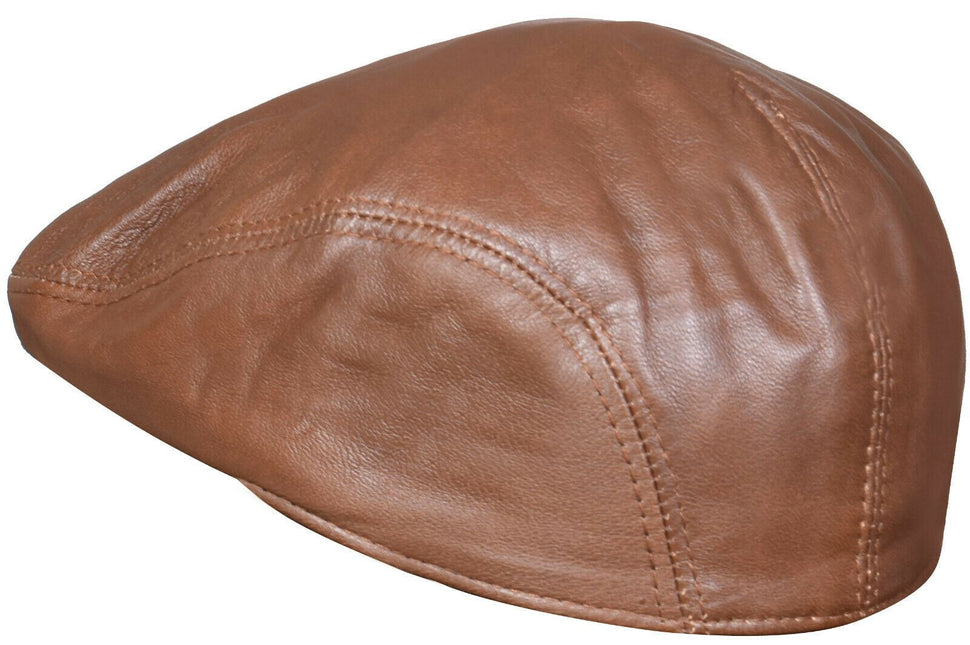 Mens  Flat Hat Leather Peaky Blinders Beret Newsboy Gatsby Golf Cabbie Cap