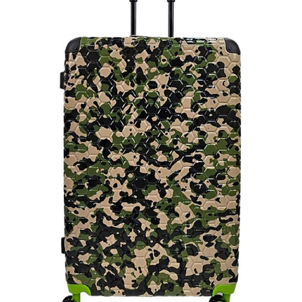 Hardshell Camo Robust ABS Suitcase Set