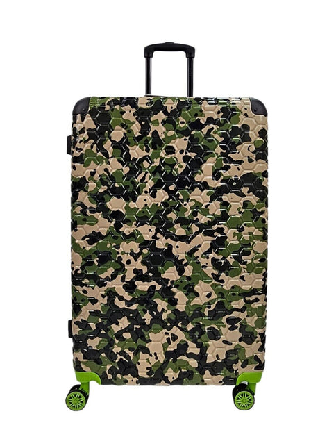 Hardshell Camo Robust ABS Suitcase Set