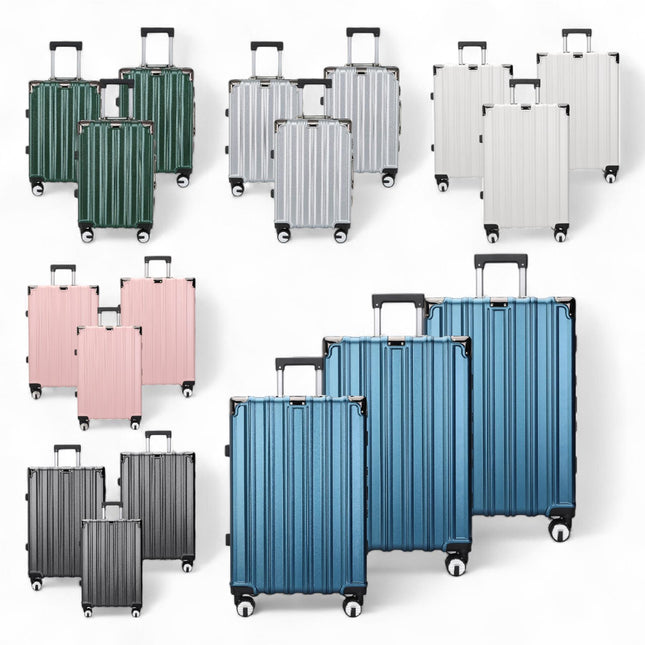 Hardshell Suitcase Set Robust 8 Wheel Cabin Luggage Suitcases