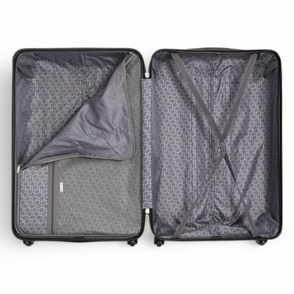 Hard Shell ABS 4 Wheels Luggage Travel Cabin Suitcase Set