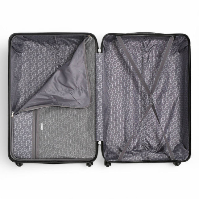 Hard Shell ABS 4 Wheels Luggage Travel Cabin Suitcase Set